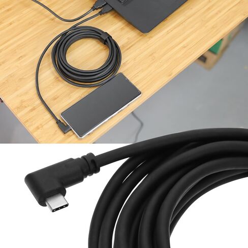eMagTech 5M USB 3.2 to Type-C Gen1 VR Link Streaming Cable Connects to VR Glasses Compatible with Oculus Quest 1/ Quest 2 for PC and VR Headset in Saudi Arabia