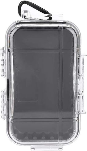 Small Waterproof Storage Case Shockproof Airtight Survival Box Storage Container Case Portable Airtight Carry Box Black Dry Storage Box in Saudi Arabia
