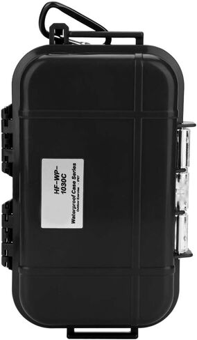 Small Waterproof Storage Case Shockproof Airtight Survival Box Storage Container Case Portable Airtight Carry Box Black Dry Storage Box in Saudi Arabia