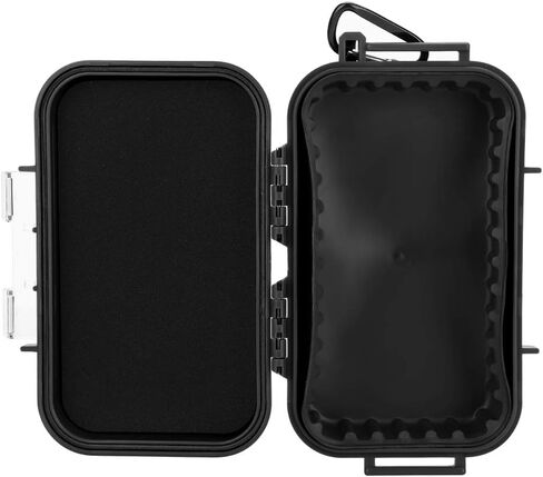 Small Waterproof Storage Case Shockproof Airtight Survival Box Storage Container Case Portable Airtight Carry Box Black Dry Storage Box in Saudi Arabia