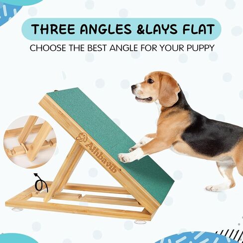 Athbavib Dog Nail Scratch Board, Dog Nail Scratch Pad with Treat Box,Replaceable Sandpaper,Dog Grooming Supplies,Pet Nail Trimmer for Small Medium Large Dogs in Saudi Arabia