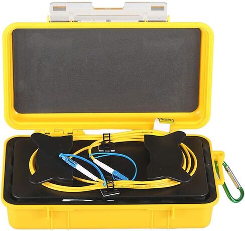 Fiber Optic OTDR Launch Cable Box G.657A1 Singlemode 9/125 LC/UPC-LC/UPC Connector Dead Zone Eliminator Fiber Box (1000M) in Saudi Arabia