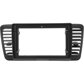 Navigation Panel Frame, 9inch Car Fascia Navigation Panel Frame Replacement for Subaru Outback 2004‑2009