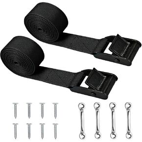 Cooler Tie Down Kit for YETI Coolers,Cooler Tie Downs Straps Secure Yeti and RTIC Coolers to Boat,Deck,Truck Bed,Trailer and Prevent from Slipping