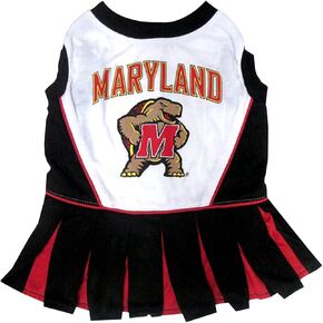 Pets First Collegiate University of Iowa Hawkeyes Dog Cheerleader Dress, X-Small