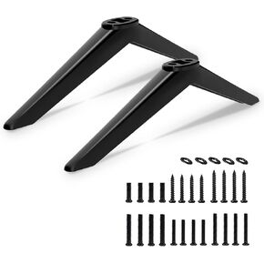 TV Legs for Philips TV Stand Base for Philips 30PFL5601/F7 43PFL4662/F7 50PFL5602/F7 50PFL5766/F7 55PFL5766/F7 65PFL5703/F7 TV Stand Legs Replacement for Philips TV with Screws (Upgraded Version)
