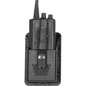 Hero's Pride Edge Radio Holder - Chicago PD Two Way Radio Holster for Duty Belt Up to 2.5" Wide - Police Radio Case Mounts on Duty Belt - Injection Molded Polymer Construction