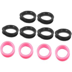 Finger Inserts 10pcs Silicone Ring Thumb Grips Dog Clippers Professional Beauty Tools + Accessories Pet Shears Finger Rings Grooming Grips Shear Ring