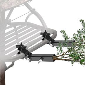 2Pcs Metal Hunting Tree Stand Branch Holders, Adjustable Hunting Branches Support Hunting Branch Holder for 3/4"-1" Tree Stand Platform, Heavy Duty Hunting Blind Accessories Treestand Accessories