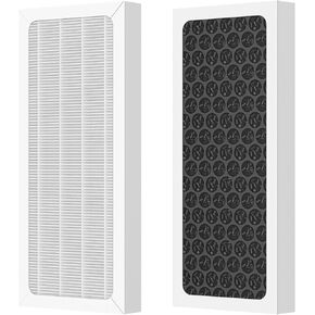 2 Pack 04383 Air Filter Compatible with Hamilton Beach 04383 Air Purifier 04384 04385 04386A HEPA Filter Replacement, 99% HEPA-grade filter, Replace Part # 990051000