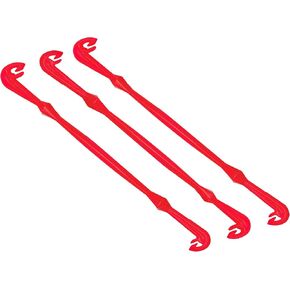 Loop Tyer - Hook Loop Tyer for Fishing - Plastic Fishing Line Knot Tying Tool, Red, 3 Pcs