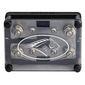 KICKER Warhorse 50HPFD2 Fused 2-Way Distribution Block, 2 Outputs, RoHS