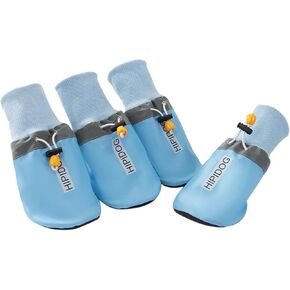 Avaner Dog Shoes for Medium Large Dogs, Outdoor Paw Protectors, Adjustable Elastic Mid Boots