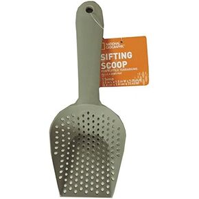 NATIONAL GEOGRAPHIC, CAT LITTER SIFTING SCOOP 3.5" X 1.5" X 9.25"