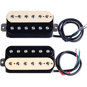 ASCENDAS HS2 Electric Guitar Double Coil Alnico 5 Humbucker Pickups Neck and Bridge Set for Gibson Les Paul Replacement