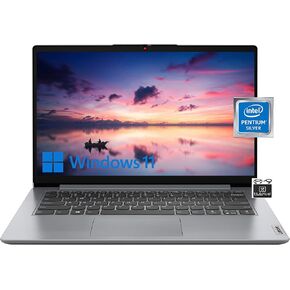 2022 Premium Lenovo Ideapad, 14" HD Screen Lightweight Laptop, Dual-Core Intel Celeron N4020 (Upto 2.8GHZ), 4GB RAM, 64GB eMMC, WiFi, Bluetooth, Webcam, Long Hours, Window 11S+HubxcelAccessory