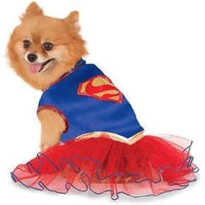 DC Comics Super Girl Pet Tutu Dress, Medium