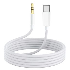 [Apple MFi Certified] USB C AUX Cord for Car Stereo, iPhone 16 Type C to 3.5mm AUX Audio Cable Support All iOS Compatible for iPhone 16 15 Pro Max/15 Plus, iPad Galaxy, Pixel, Home Stereo/Headphone