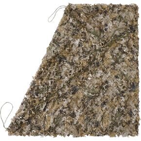 BASSDASH Camo Netting with Back Meshing Camouflage Mesh Water Resistant for Hunting Blind Theme Decoration Sunshade Cover