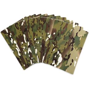 12 Pcs Camouflage Adhesive Wrap Camouflage Self Adhesive Craft 8 x 12 Inch Military Adhesive Back Camouflage Cloth Stickers Patch for Gear Decoration Items