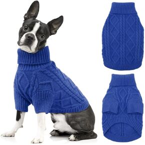 EMUST Cat Sweater, Knitted XS Dog Sweater, Pullover Sweaters for Cats, Dog Christmas Sweater for Small Medium Dogs Puppy Girl Boys,Orange XS in Saudi Arabia
