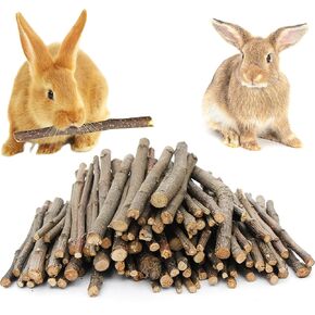 Youngever 300g Apple Sticks, Treat Food, Pet Chew Toys for Rabbits, Chinchillas, Guinea Pigs, Hamsters
