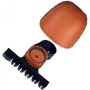 Archery Hunting Limb Mount Quiver | Recurve Bows | Longbows | Broad-Heads | Brown 6 Arrow | Traditional Archery Quiver | Strap On