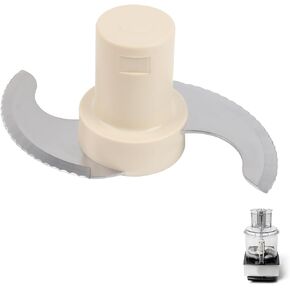 DLC-001TXB Main Stainless Steel Chopping Blade Compatible with Cuisinart 14 Cup DFP-14BCNY DFP-14BCNR DFP-14N etc Food Processor Replaces Cuisinart DLC-001TXA DLC-7 CSR Steel Blade (1 Pack)