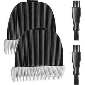 uijino Dog Clipper Blades Compatible with Hansprou Replacement Clipper Blades Hansprou Clipper Blades for Hansprou Dog Clippers, 2 Pack Hansprou Dog Clipper Replacement Blades, 2 Cleaning Brush