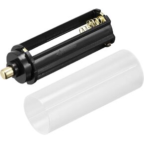 uxcell AAA Battery 3x1.5V Storage Adapter Case,18650 Battery Holder Converter for AAA LED Flashlight 4 Set