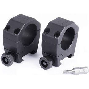 EGW Evolution Gun Works Keystone Series Scope Ring Set, 1in Tube, .850in Low, Black, 62000