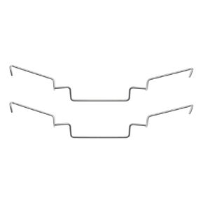 FDXGYH 2 Pcs CPU Heatsink Fan Buckle PC Mainboard CPU Radiator Fan 12CM Wire Buckle Down Hook Type Fixing Clip