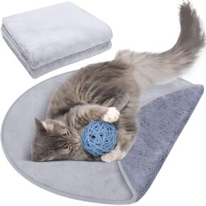 Washable Pee Pads for Dog Cat Waterproof Reusable Puppy Kitten Training Absorbent Round Pads for Floor House Bed Mat