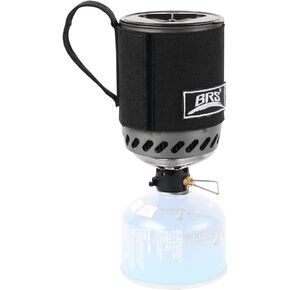 Backpacking and Camping Gas Stove System 0.5L Outdoor Integrated Heat Collecting Pot Jet Burner Set