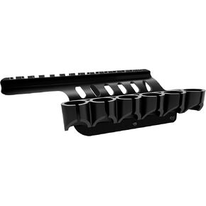Gotical 870 Optic Mount 6 Capacity Shot Shell Holder, 12 Gauge, for 12 Gauge its on Any Size Receiver, Remington 870 and 870 Series Material, Never Lose Grip durableitem