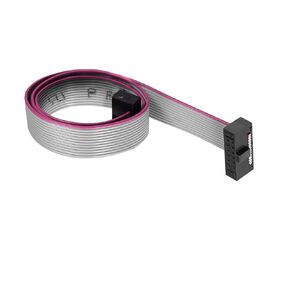 DMiotech 30Pin 0.2m Long 1.27mm IDC Wire Flat Ribbon Cable FC to FC Connector with Grey Color
