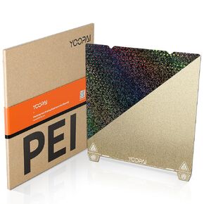 PEI Sheet 235mmx235mm and Magnetic Sticker with Adhesive for Creality Ender 3/Ender 3 Pro/Ender 3 V2/Ender 3 S1/Ender 3 S1 pro/Ender 3 neo/Ender 3 v2 neo/Ender 5/Ender 5 Pro/Voxelab Aquila 3D Printer