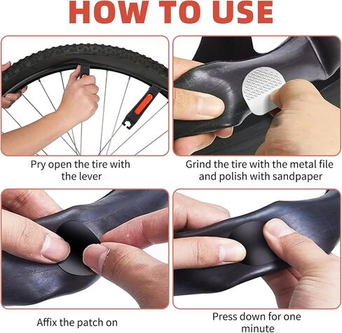 Bicycle Tire Lever, DN DENNOV Premium Carbon Steel Bike Tyre Levers Spoon, Portable Bike Tire Levers to Repair Bike Tube, Best High Strength Bike Tire Repair Tools for tire Emergencies(3-Pack) in Saudi Arabia
