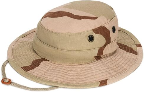 US Military Surplus GI Water Repellant Boonie Hat, Made in USA in Saudi Arabia