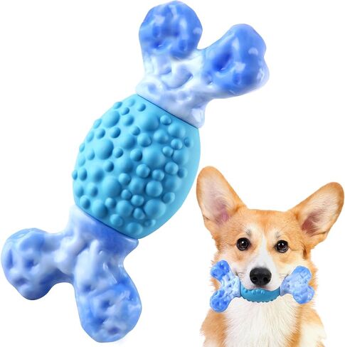 Rensh Tough Dog Toys for Aggressive Chewers, Indestructible Dog Chew Toys for Medium Large Breed, Sturdy Aggressive Chew Dog Toys to Keep Them Busy, Dog Chew Bones Toy for Long Lasting (Milk Flavor) in Saudi Arabia