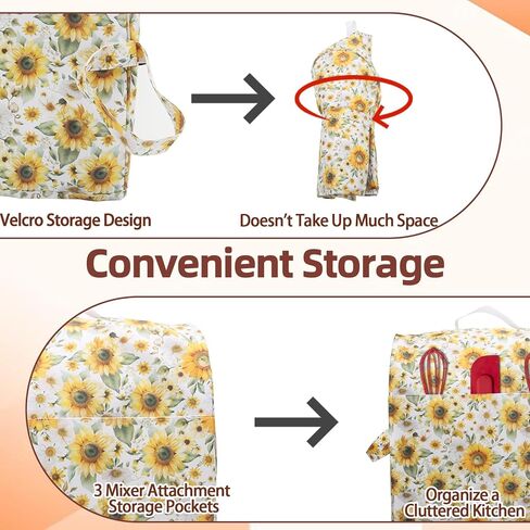 Stand Mixer Dust Cover for Kitchen aid Tilt-Head 4.5-5 Qt Mixers Cover (Only) with Storage Pocket, Compatible with Stand Mixers Accessories and Attachments (Bird, 4.5-5QT) in Kuwait