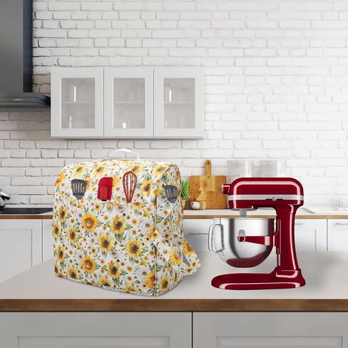 Stand Mixer Dust Cover for Kitchen aid Tilt-Head 4.5-5 Qt Mixers Cover (Only) with Storage Pocket, Compatible with Stand Mixers Accessories and Attachments (Bird, 4.5-5QT) in Kuwait