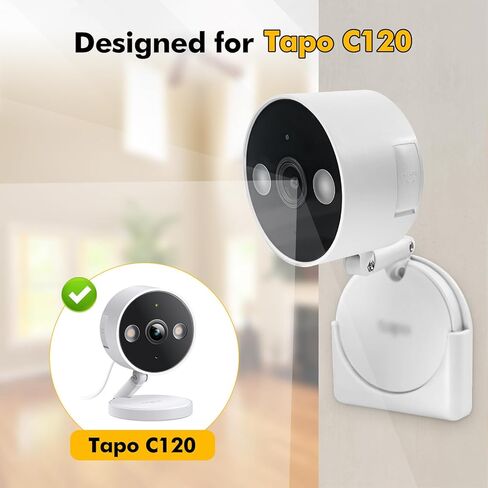 Adhesive Wall Mount Bracket fit for Tapo C120,No Drill, No Screws,Strong Adhesive Durable Camera Mount,Easy to Install, 2 Pack in Kuwait