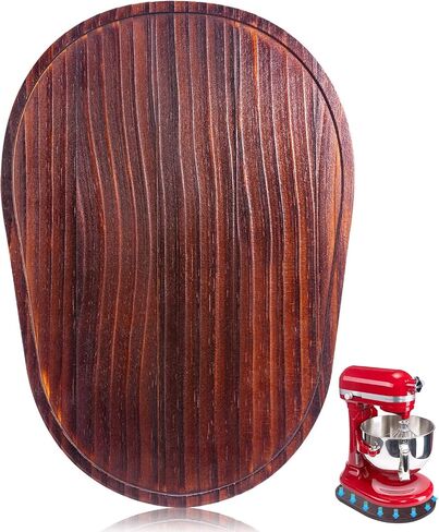 Mixer Slider Mat For Kitchen Aid Bowl Lift 5-8 Qt Stand Mixer Wood Sliding Tray for Stand Mixer, Kitchen Appliance Slider Easy to Move, Kitchenaid Mixer Accessories Kitchen Worktops Protection in Saudi Arabia