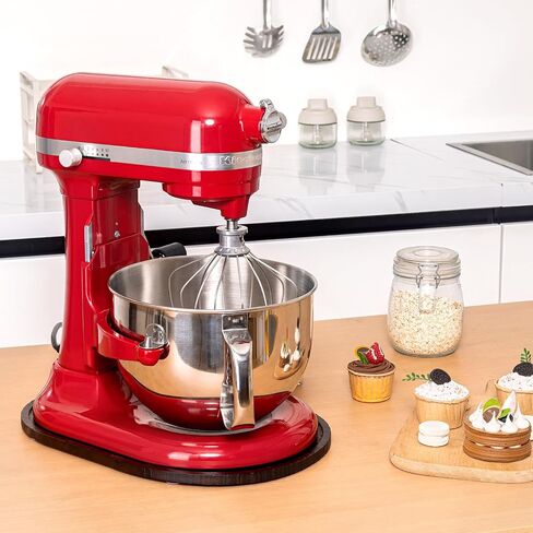 Mixer Slider Mat For Kitchen Aid Bowl Lift 5-8 Qt Stand Mixer Wood Sliding Tray for Stand Mixer, Kitchen Appliance Slider Easy to Move, Kitchenaid Mixer Accessories Kitchen Worktops Protection in Saudi Arabia