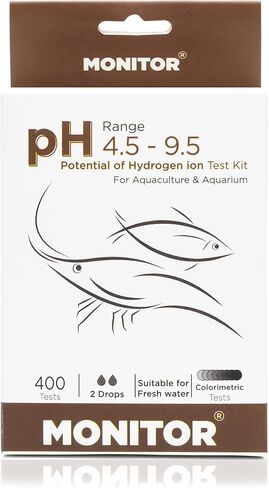 Monitor pH 4.5-9.5 Test KIT (400 Tests) - Monitor Aquarium and aquaculture Water Quality in Saudi Arabia