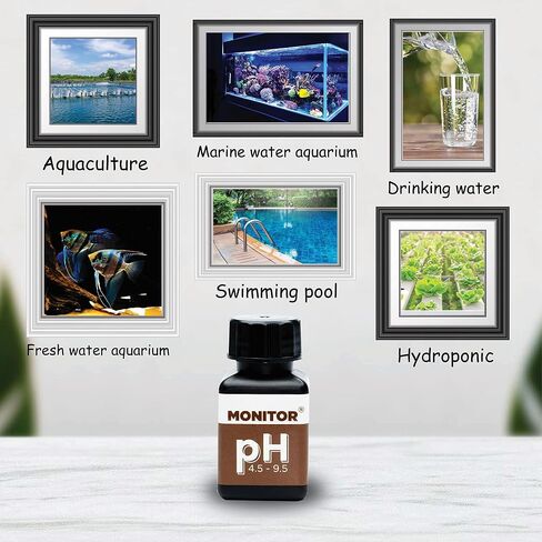 Monitor pH 4.5-9.5 Test KIT (400 Tests) - Monitor Aquarium and aquaculture Water Quality in Saudi Arabia