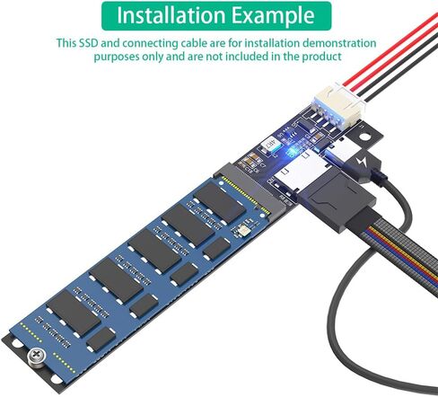 بطاقة محول Sintech M.2(NGFF) NVMe SSD إلى Oculink SFF-8611/8612 in Kuwait
