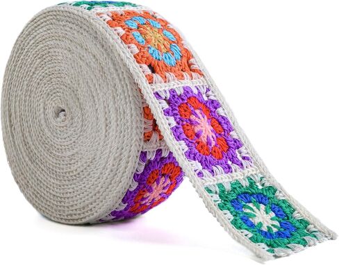 Cotton Webbing 2 inch, 5 Yards Crochet Webbing, Webbing Strap for Bags, Purse Straps, Arts and Crafts in Saudi Arabia