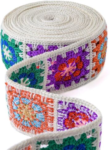 Cotton Webbing 2 inch, 5 Yards Crochet Webbing, Webbing Strap for Bags, Purse Straps, Arts and Crafts in Saudi Arabia